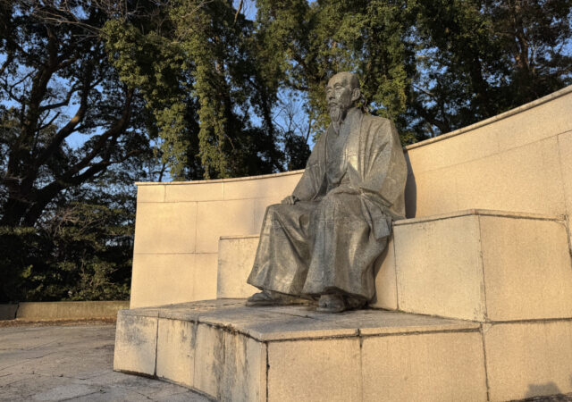 笠井順八翁像(山陽小野田市名誉市民)2