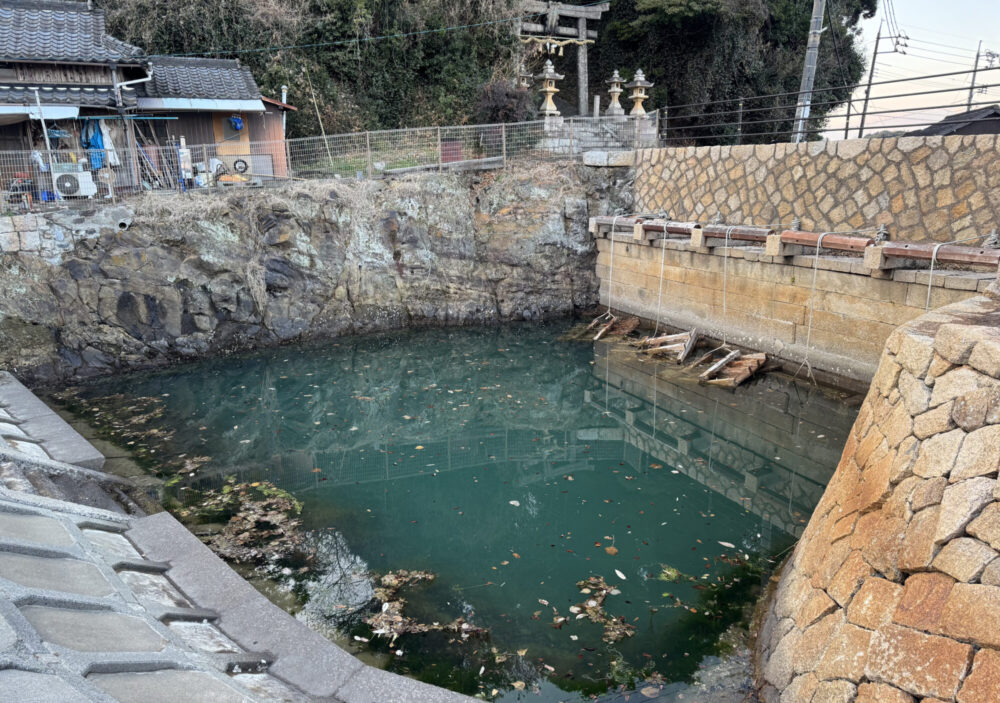 周防灘干拓遺跡 高泊開作浜五挺唐樋1