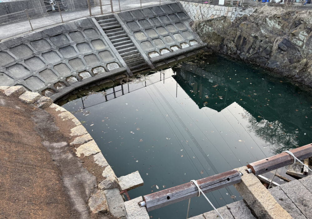 周防灘干拓遺跡 高泊開作浜五挺唐樋4