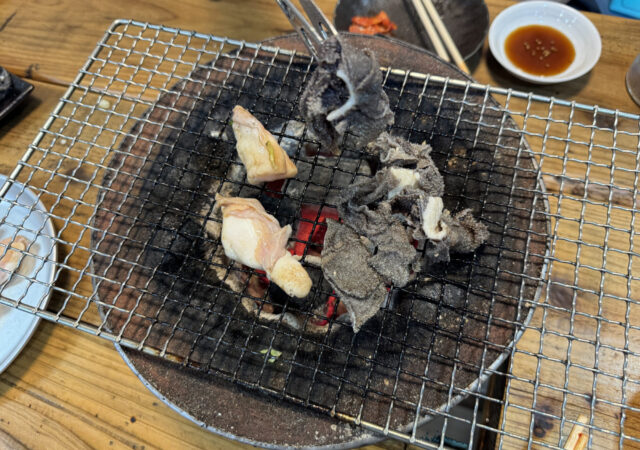 七輪焼肉銀のホルモン9